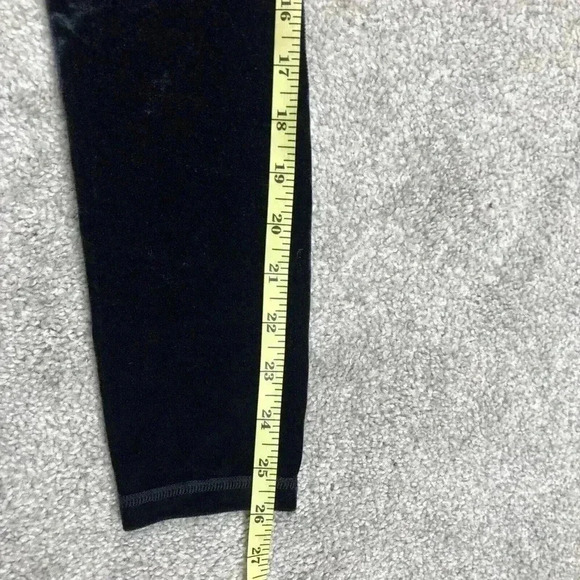 Athleta Velvet Leggings Tight Black Color Pull On Stretch Sz S - Picture 4 of 6